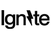 Ignite – Startup- und Innovationsplattform. Logo von Ignite, einer Initiative, die Startups, Investoren und Mentoren zusammenbringt, um Ideen zu fördern und zu skalieren.