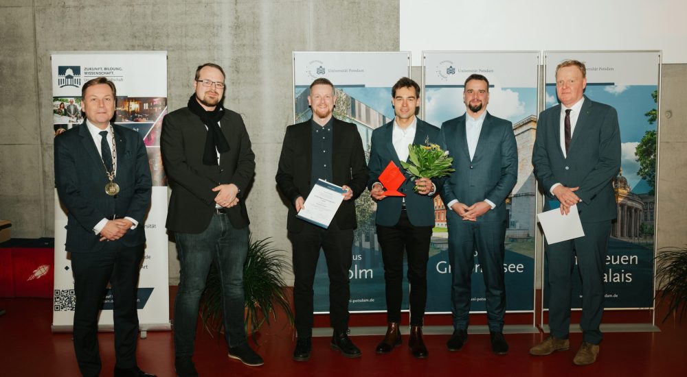 Preisverleihung im Rahmen des Neujahrsempfang der Universität Potsdam im Januar 2026